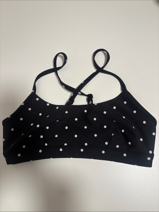 ALO Yoga Other - LIKE NEW Alo Polka Dot Airlift Bra - Black with White Polka Dots